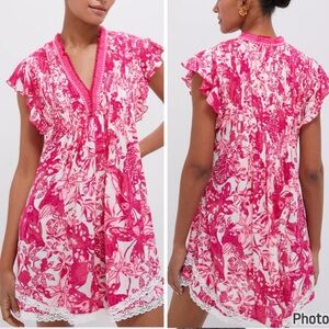 Poupette St Barth Pink Jengel Sasha Mini Dress